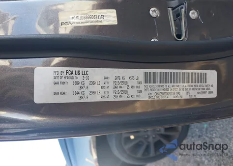 2016 Jeep Compass 75Th Anniversary из США, поврежденный, VIN 1C4NJDBB6GD671118